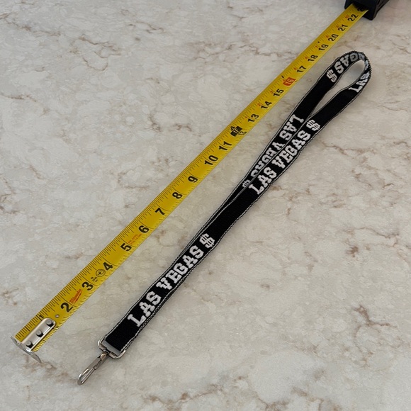Accessories - Black and White Las Vegas Lanyard